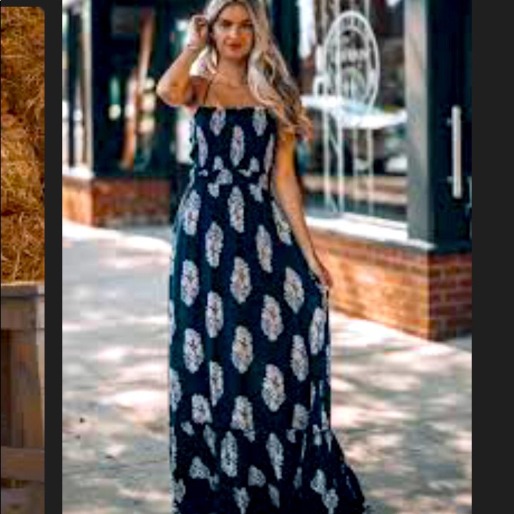 Faded Glory Maxi dress/strapless XL/XG